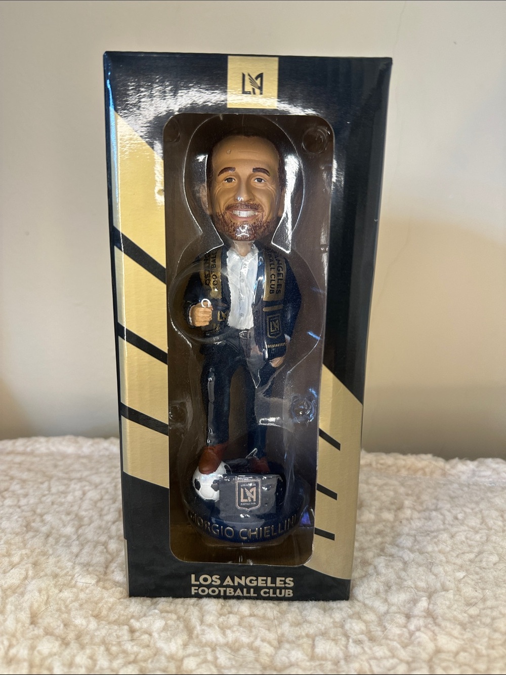 LAFC Giorgio Chiellini Bobblehead - Black/Gold Soccer/Football collectable